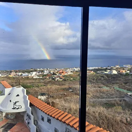 Tenerife 100m2 Casa De Don Quijote With A Terrace Of 100m2 With A View Of The Ocean And Teide Volcano And A Garden Of 600m2