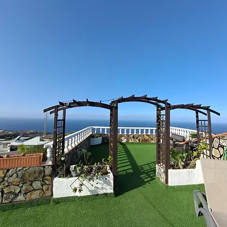Tenerife 100m2 Casa De Don Quijote With A Terrace Of 100m2 With A View Of The Ocean And Teide Volcano And A Garden Of 600m2 イコー・デ・ロス・ビノス